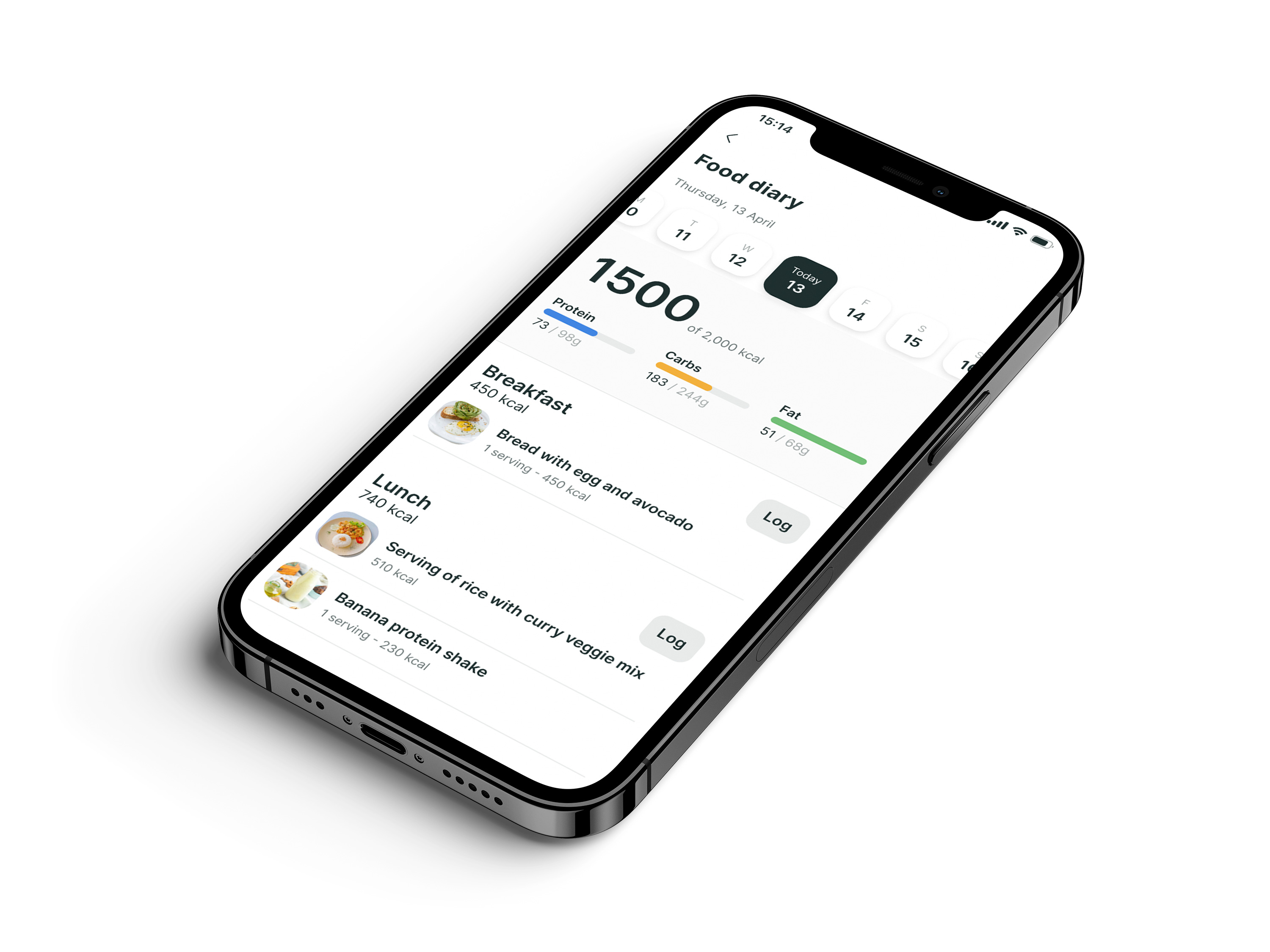 Another mockup of the coaching app showcasing more features.